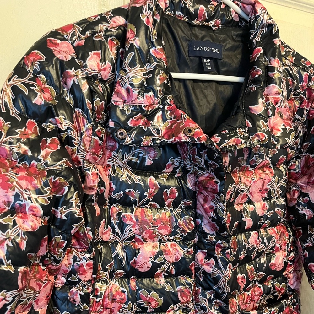 Lands End Medium Petite down filled coat